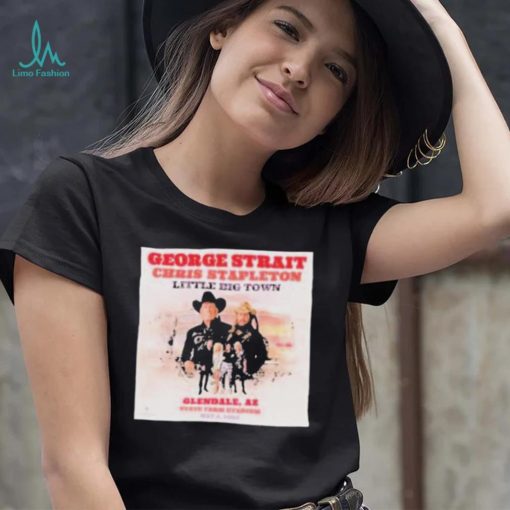 George Strait Chris Stapleton Little Town Tour 2023 Glendale Az Shirt