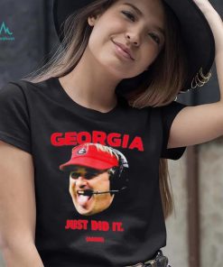 Georgia Bulldogs Kirby Smart Just Did It Again Shirt