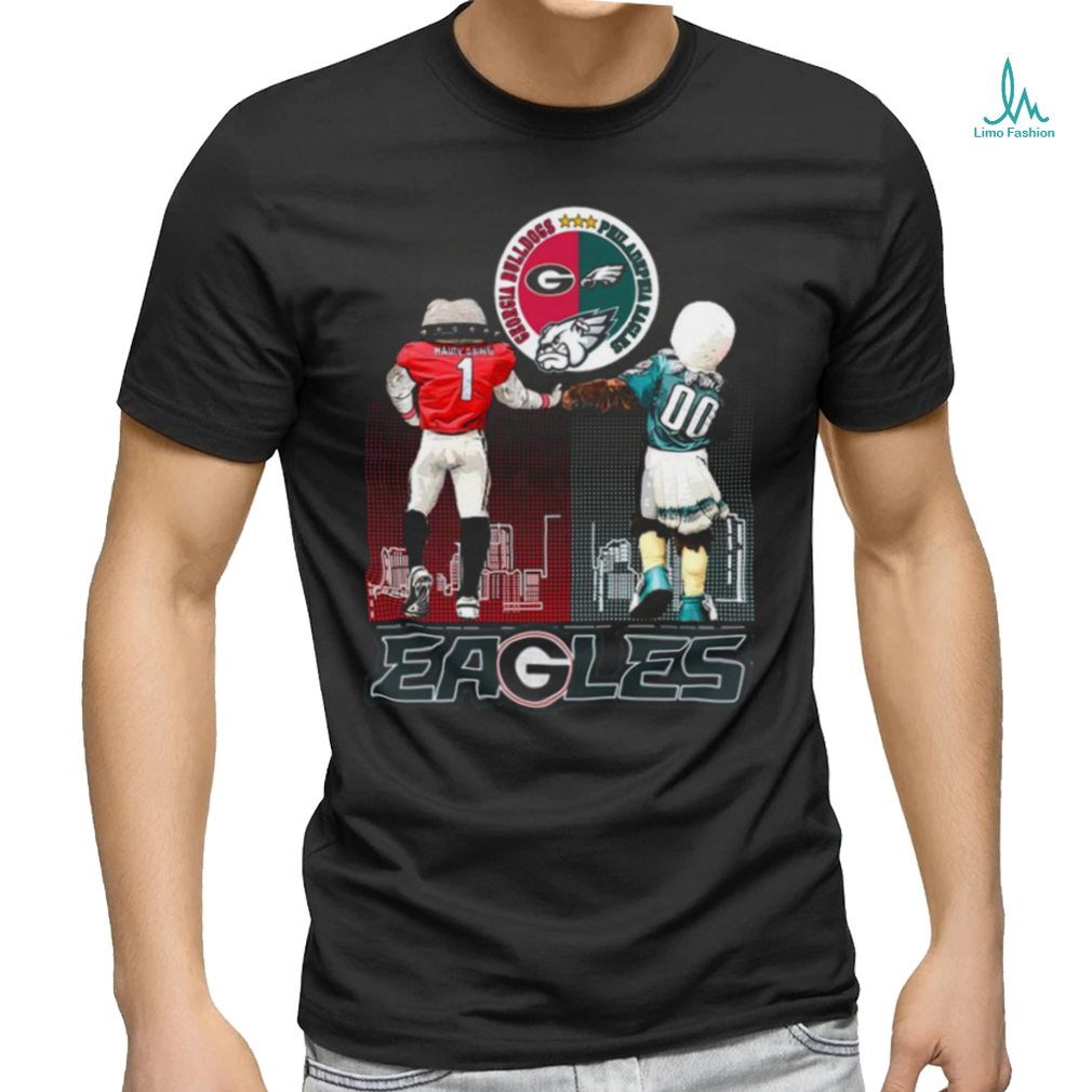 GeorgiaEagles Philadelphia Eagles And Georgia Bulldogs Shirt