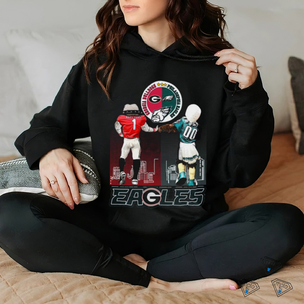 GeorgiaEagles Philadelphia Eagles And Georgia Bulldogs Shirt