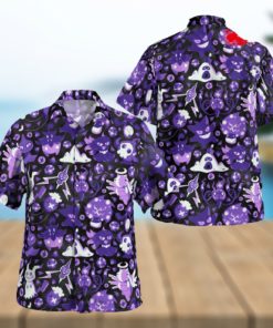 Ghost Seamless Pattern Design Hawaiian Shirt and Short