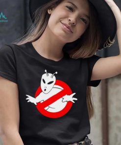 Ghostbuster X Alien Alienbusters logo shirt