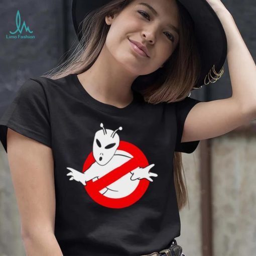 Ghostbuster X Alien Alienbusters logo shirt