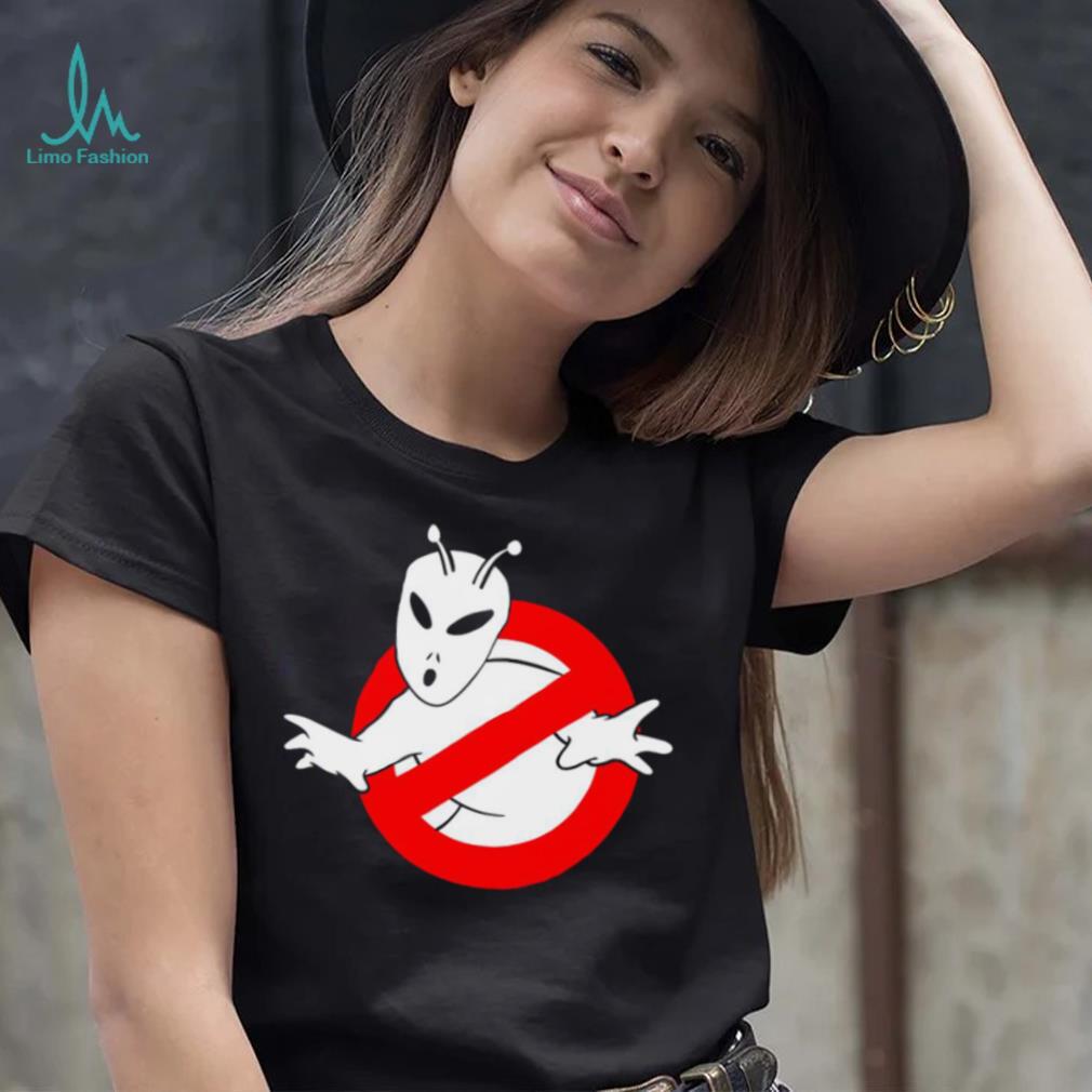 Ghostbuster X Alien Alienbusters logo shirt Ghostbuster X Alien Alienbusters logo shirt