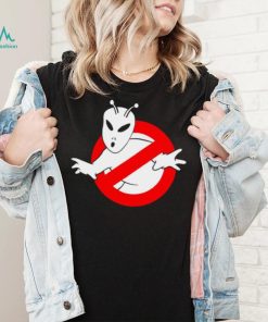 Ghostbuster X Alien Alienbusters logo shirt