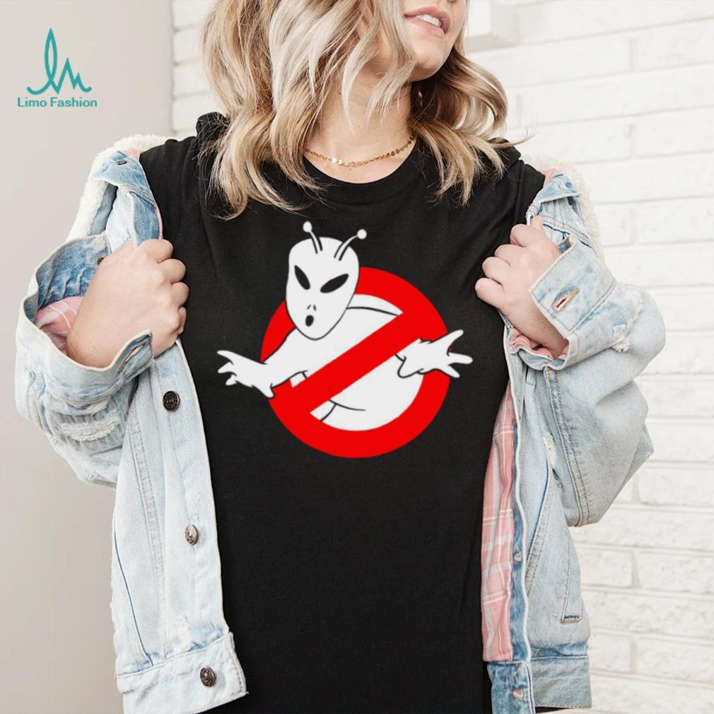 Ghostbuster X Alien Alienbusters logo shirt Ghostbuster X Alien Alienbusters logo shirt