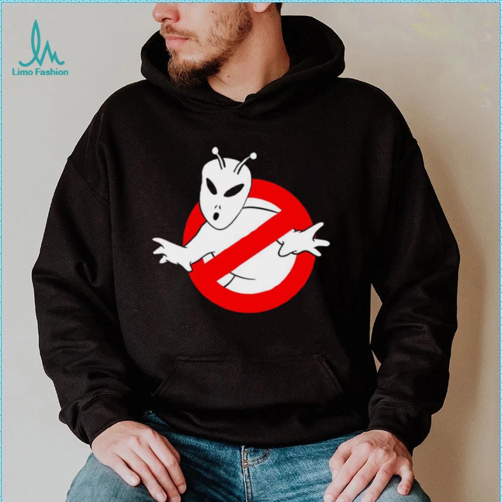 Ghostbuster X Alien Alienbusters logo shirt Ghostbuster X Alien Alienbusters logo shirt
