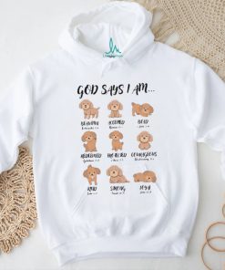 God Says I Am Dog Beauthul Accepien Bold Shirt