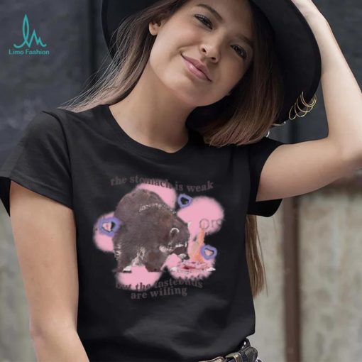 Gotfunny The Stomach Is Weak But The Tastebuds Are Willing Long Sleeve T Shirt