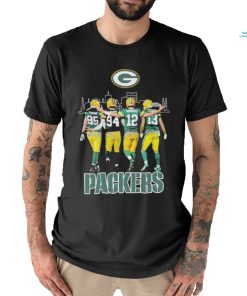 Green Bay Packers Team Players Skyline Signatures Shirt