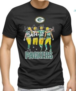 Green Bay Packers Team Players Skyline Signatures Shirt