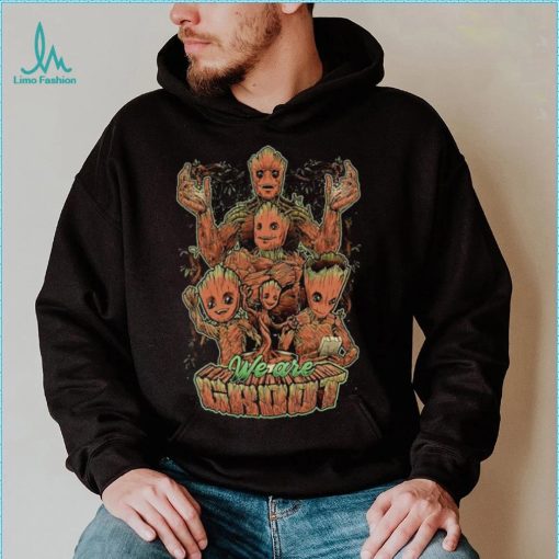 Guardians of the Galaxy We are Groot cartoon shirt