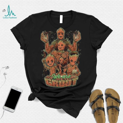 Guardians of the Galaxy We are Groot cartoon shirt