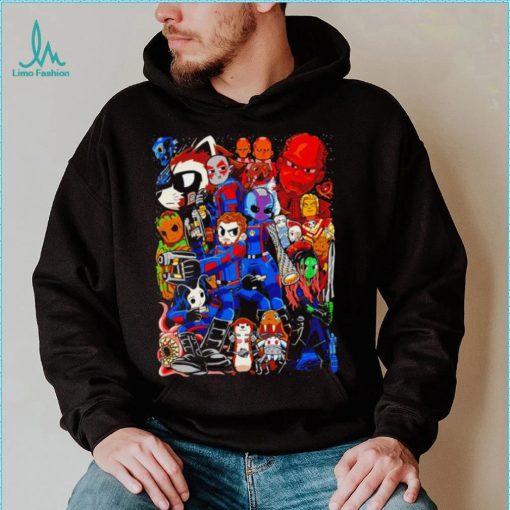 Guardians of the Galaxy vol 3 Galactic Pilgrim characters cartoon shirt
