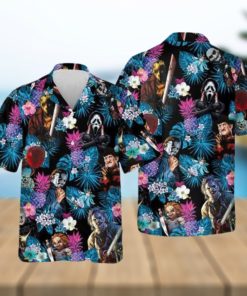 Halloween Horror Villians Hawaiian Shirt 1