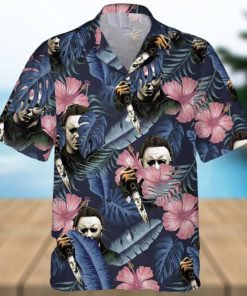 Halloween Michael Myers Tropical Hawaiian Shirt Gift