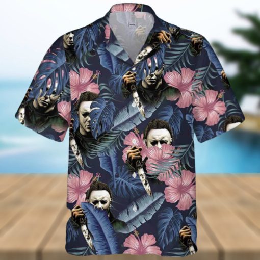 Halloween Michael Myers Tropical Hawaiian Shirt Gift