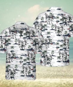 Halloween Party Dancing Skeleton Hawaii Shirt