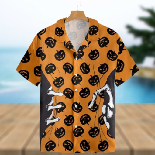 Halloween Skeleton Hand Trending Hawaiian Shirt