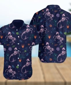 Halloween Unicorn Skeleton Summer Gift Hawaiian Shirt For Men And Women