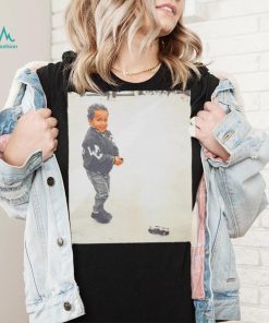 Hamilton baby with toy photo shirt