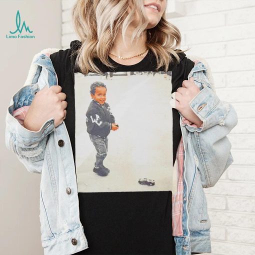 Hamilton baby with toy photo shirt