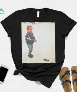 Hamilton baby with toy photo shirt