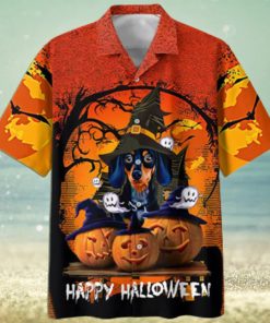 Happy Halloween Dachshund Dog Hawaiian Shirt