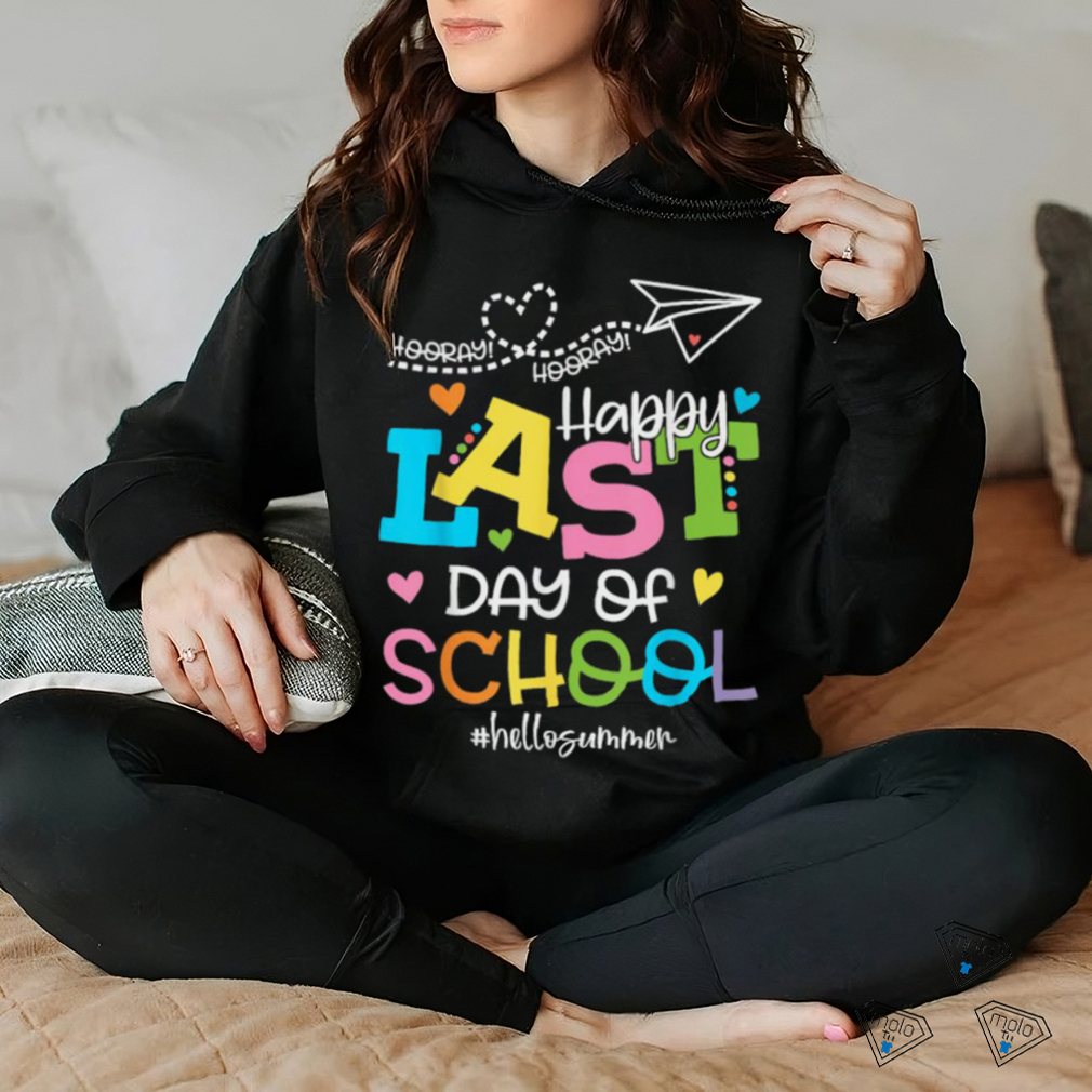 Happy Last Day Of School Hello Summer Students And Teachers T Shirt Happy Last Day Of School Hello Summer Students And Teachers T Shirt
