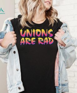 Hasan’s Unions are Rad colorful shirt