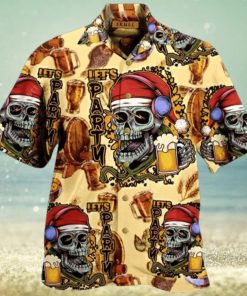 Hawaiian Aloha Shirts Skull Lets Party