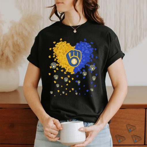 Hearts Love Milwaukee Brewers 2023 Shirt