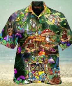 Hippie 3D Funny Hawaiian Shirt