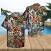 Hippie Cats Peace Life Color Aloha 3D Funny Hawaiian Shirt