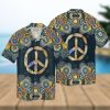 Hippie Pineapple Aloha 3D Funny Hawaiian Shirt