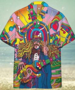 Hippie Psychedelic 3D Funny Hawaiian Shirt