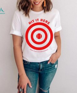 Hit it here Make Zack Hample Jealous logo shirt