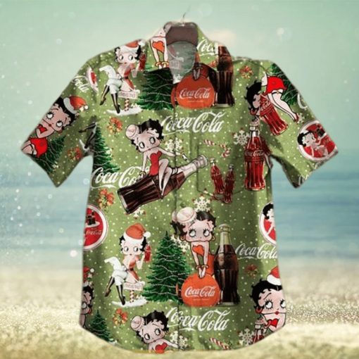 Hot Betty Boop Coca Cola Funny Hawaiian Shirt