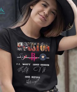 Houston Sports Team Houston Texan Houston Rockets And Houston Astros Signatures shirt