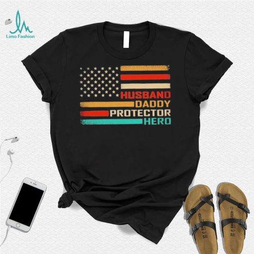 Husband Daddy Protector Hero – Perfect Gift For Grandpa shirt