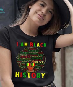 I Am Black History Black Women African American Juneteenth T Shirt