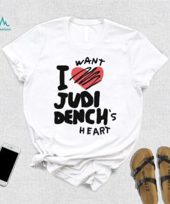 I want Judi Dench’s heart art shirt