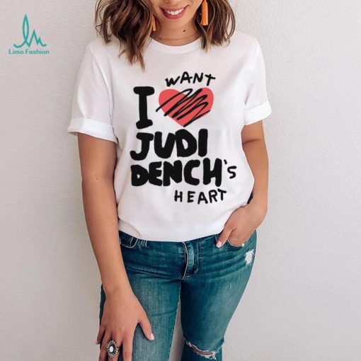 I want Judi Dench’s heart art shirt