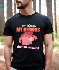 I’m Fighting My Demons And They Are Winning Rat Shirt