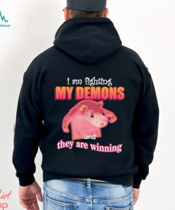 I’m Fighting My Demons And They Are Winning Rat Shirt