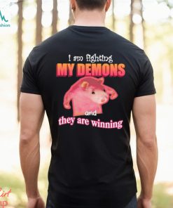 I’m Fighting My Demons And They Are Winning Rat Shirt