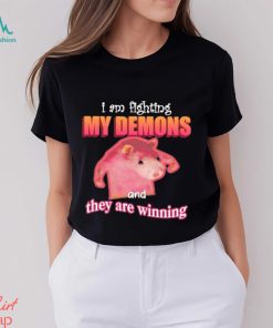 I’m Fighting My Demons And They Are Winning Rat Shirt