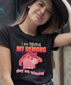 I’m Fighting My Demons And They Are Winning Rat shirt