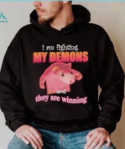 I’m Fighting My Demons And They Are Winning Rat shirt