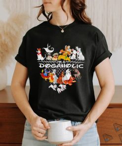 I’m a Dogaholic cartoon heart shirt